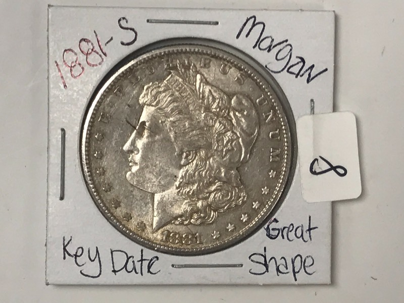 1881-S Morgan Silver Dollar ...