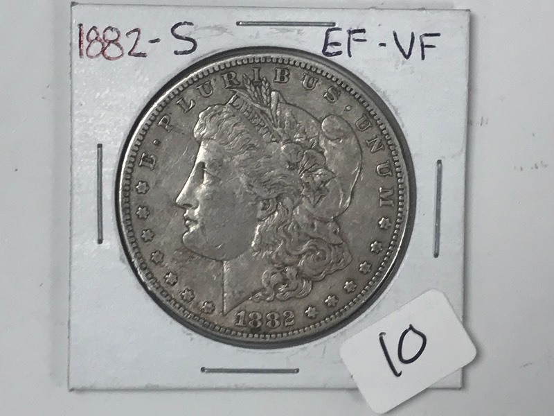 1882-S Morgan Silver Dollar ...