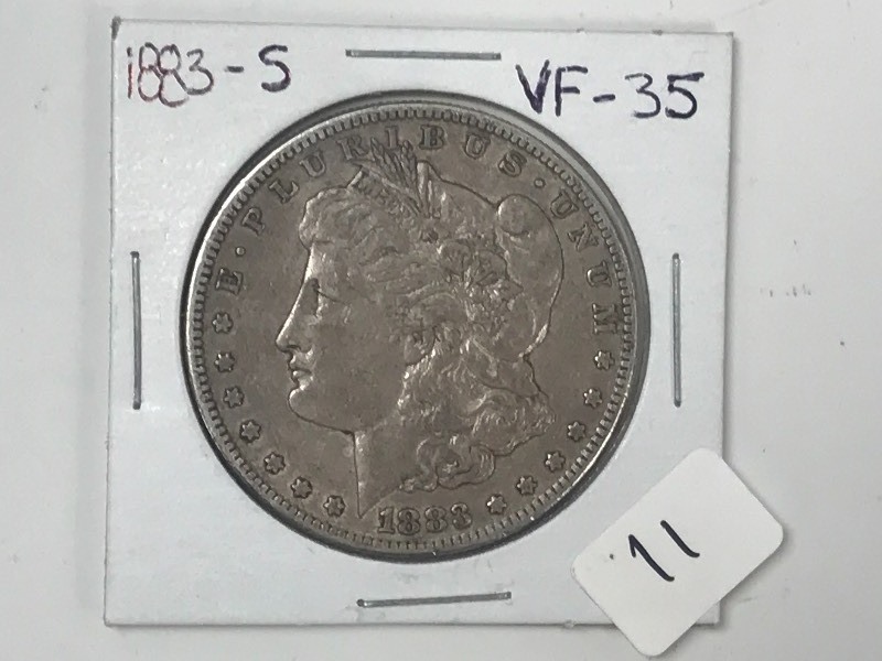 1883-S Morgan Silver Dollar ...