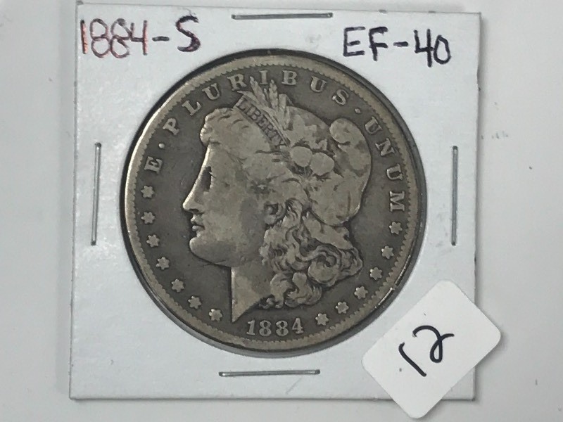1884-S Morgan Silver Dollar ...