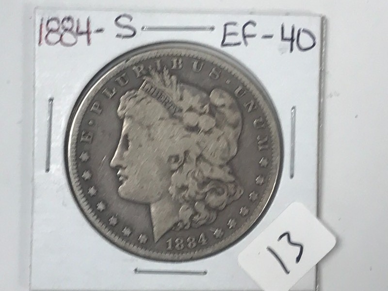 1884-S Morgan Silver Dollar ...
