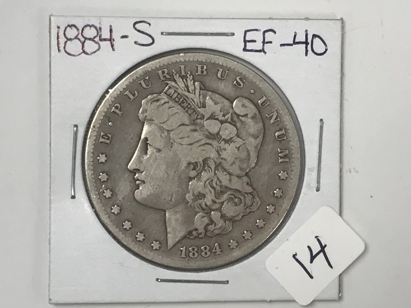 1884-S Morgan Silver Dollar ...