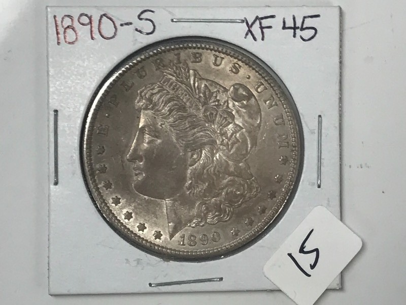 1890-S Morgan Silver Dollar ...