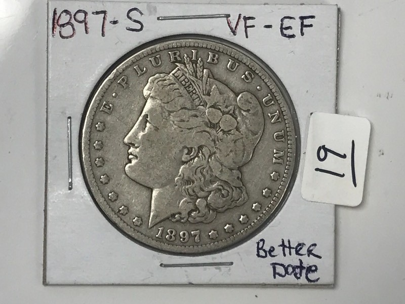 1897-S Morgan Silver Dolar, Better ...
