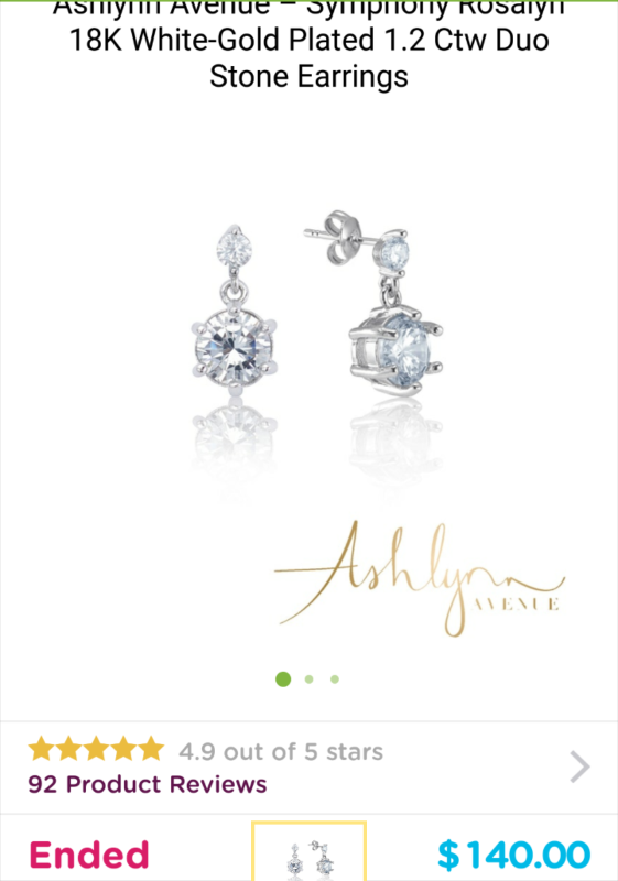 Symphony Rosaly Duo Stone Earrings,...