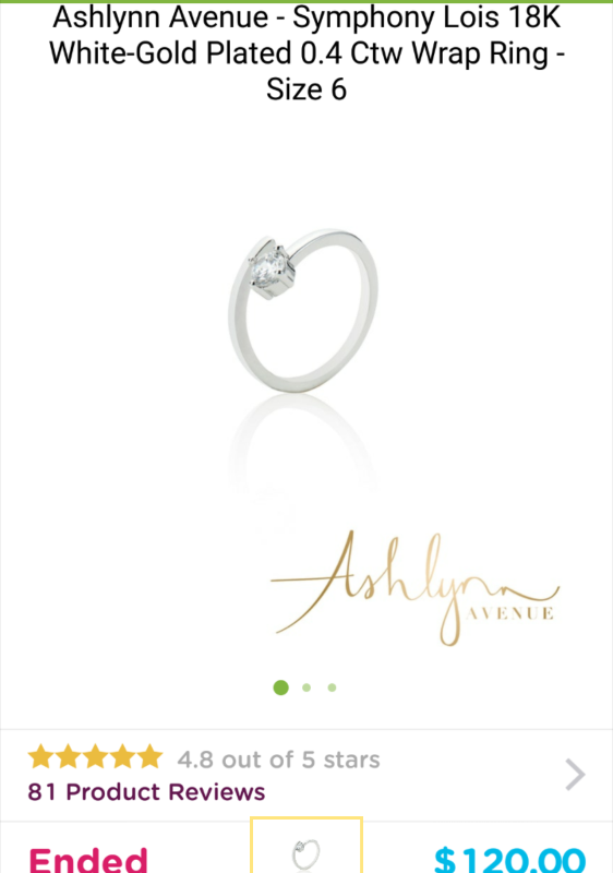 Symphony Lois Wrap Ring, Size-6, Ne...