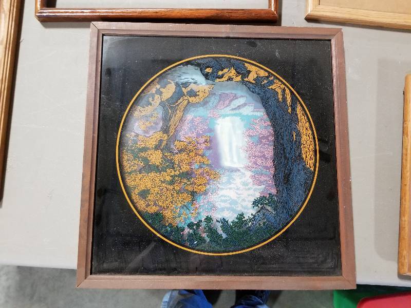 lot 15 image: Framed Pictures and Picture less Frames