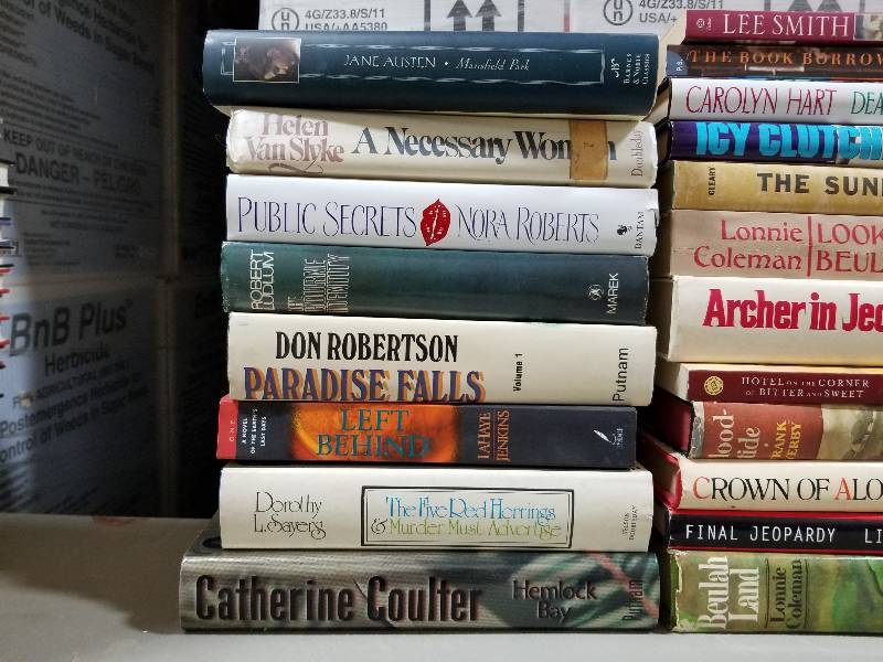 lot 24 image: Colleciton of Novels and Romance Books