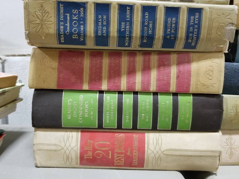 lot 29 image: Collection of Readers Digest Books of the Year dating back to 1958