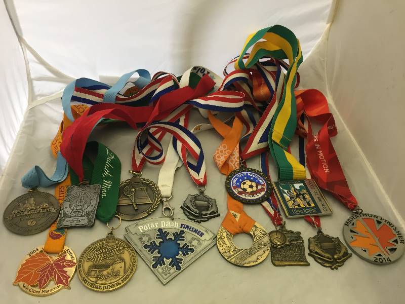 lot 23 image: Medals - Marathon & Sports