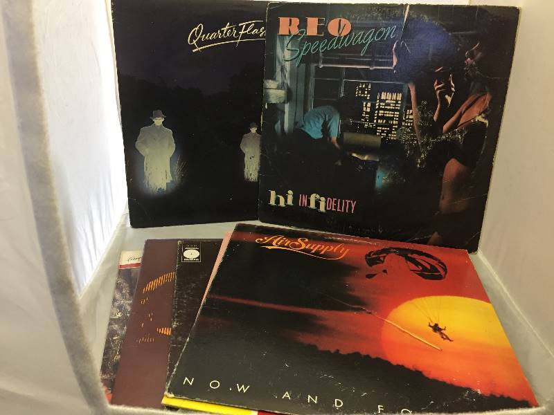 lot 26 image: Vinyl Albums - REO, Air Supply, Quarterflash, Gatlin, more