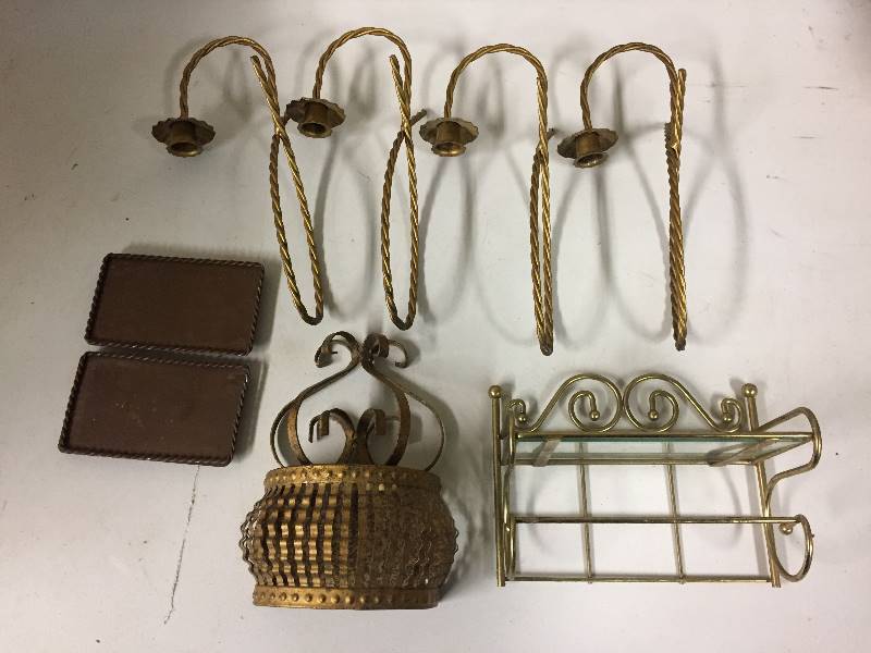 lot 37 image: Metal Wall Decorations