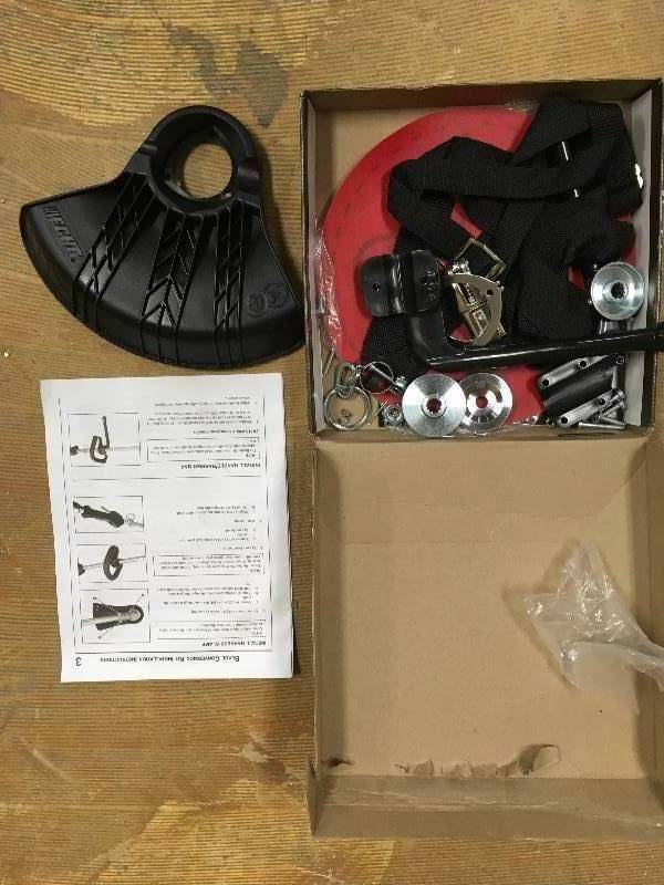 ECHO 8 in. x 8-Tooth Grass Blade and 20mm Blade Kit for Echo in working condition