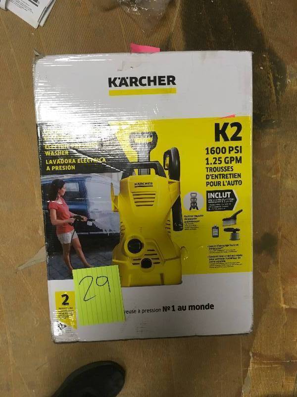 Karcher K2 CCK 1,600 psi 1.25 GPM Electric Pressure Washer in like New working conditions