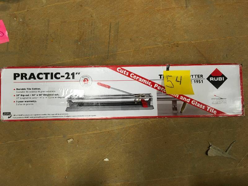 Rubi Practic 21 in. Tile Cutter in good condition