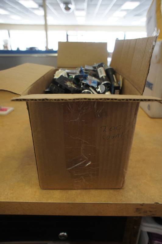 HUGE BOX OF 200 LIGHTERS - TONS OF STYLES - ALL SOLD AS-IS