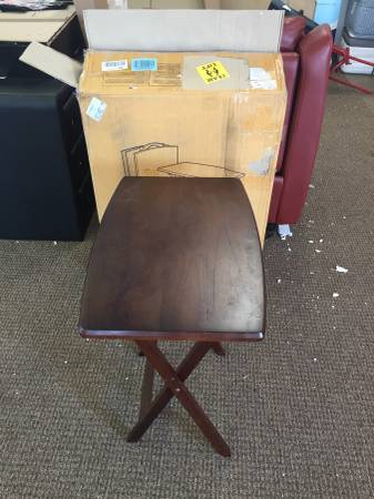 Winsome Oversize Snack Table Set, Walnut