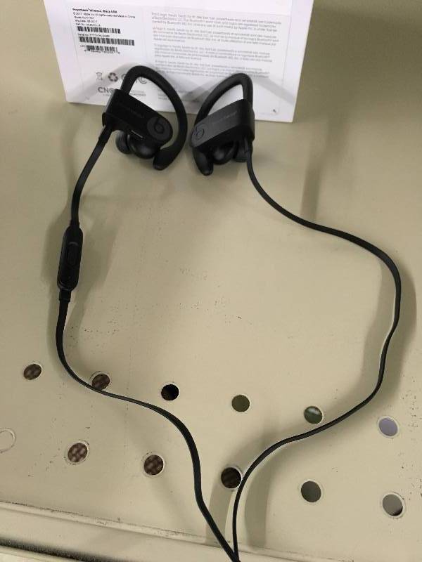 lot 30 image: BEATS POWERBEATS WIRELESS HEADPHONES, MSRP $149.99