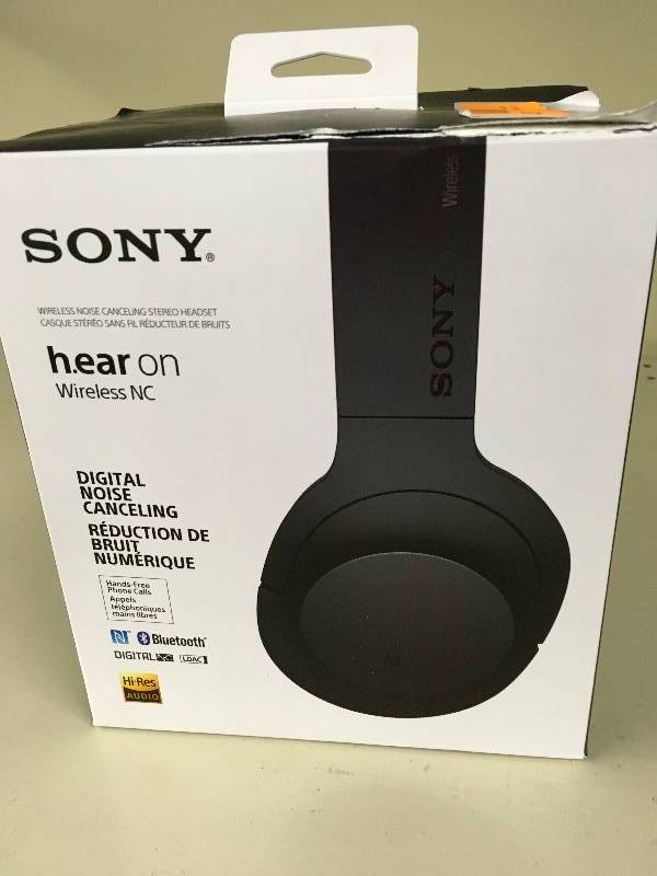 lot 37 image: SONY MDR100ABNBDC WIRELESS HEADPHONES, MSRP $199.99