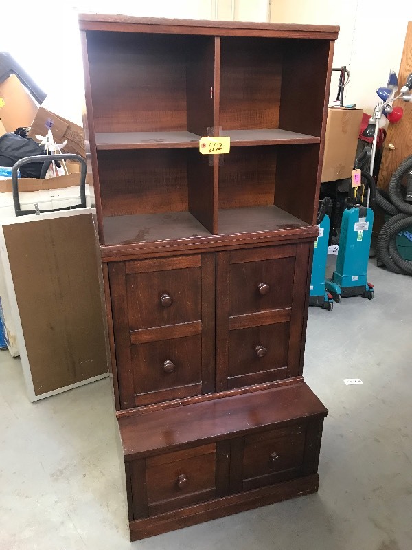 CUBBY AND BASE CABINET