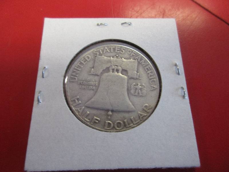 1953 D Franklin 50 cent piece