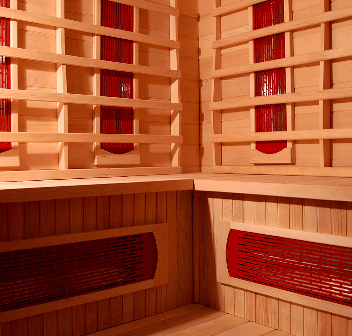 New 3-4 Person Corner Infrared Sauna