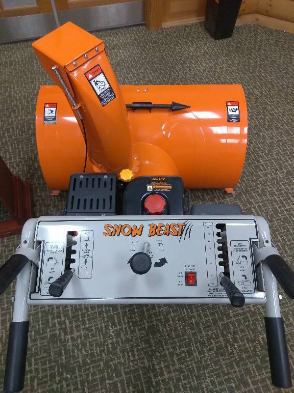 lot 4 image: Snow Beast 45 in. Commercial 420cc Electric Start 2-Stage Gas Snow Blower Bonus Drift Cutters and Clean-Out Tool