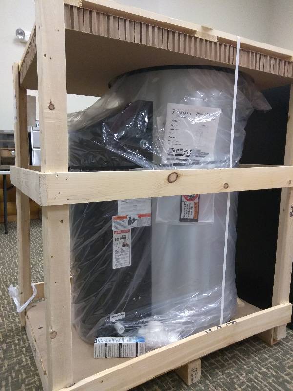 lot 13 image: Westinghouse 50 Gal. Ultra-High EfficiencyHigh Output 10 Year 76,000 BTU Natural Gas Water Heater with Durable Stainless Steel Tank