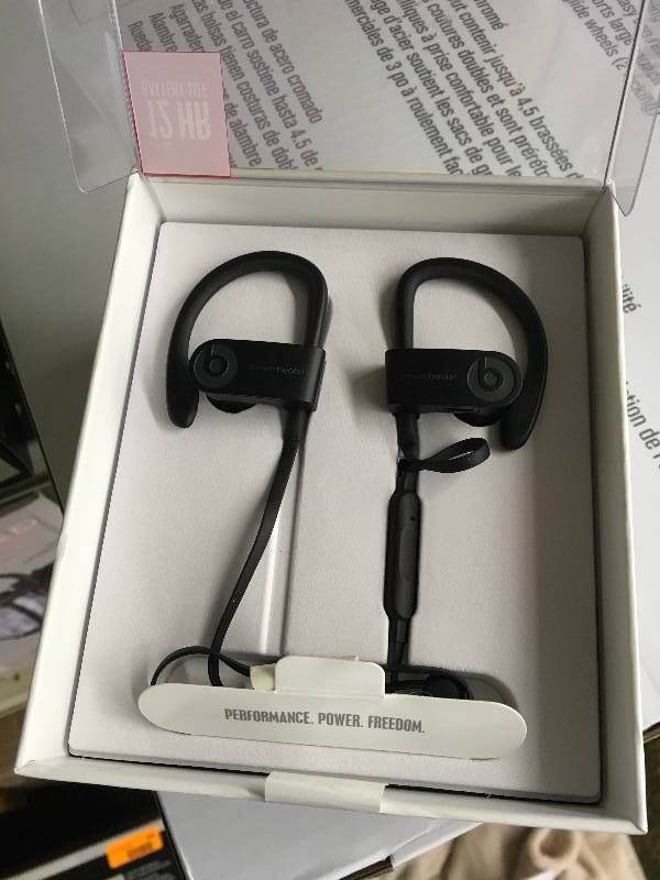 lot 436 image: BEATS POWERBEATS WIRELESS, MSRP $149.99