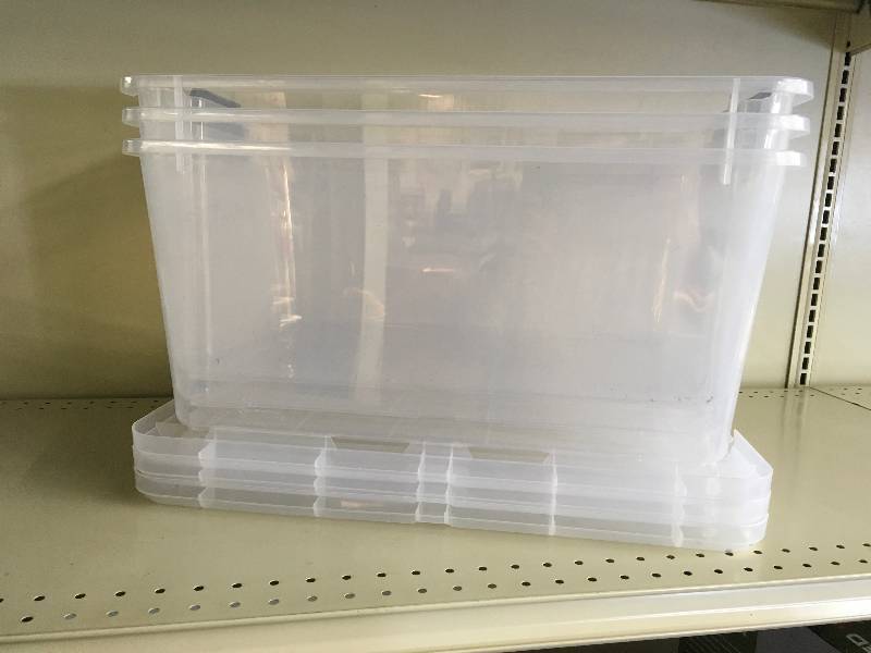 lot 452 image: 3 PACK STORAGE CONTAINERS, MSRP $16.99