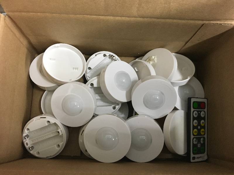lot 460 image: PUCK LIGHTS RC 6PACK, MSRP  $18.99