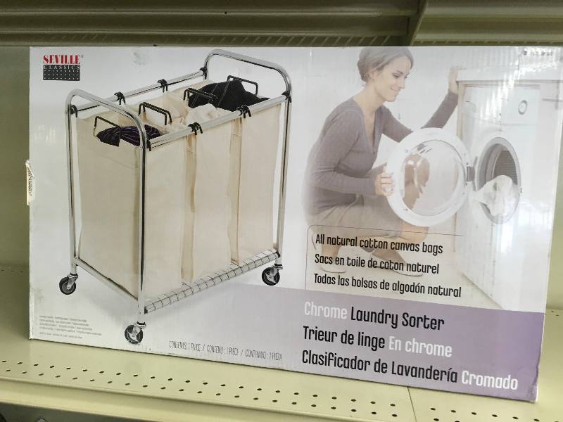 lot 448 image: SEVILLE LAUNDRY SORTER, MSRP $49.99