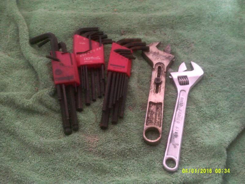 ALLEN WRENCHES AND CRESENT WRENCHES