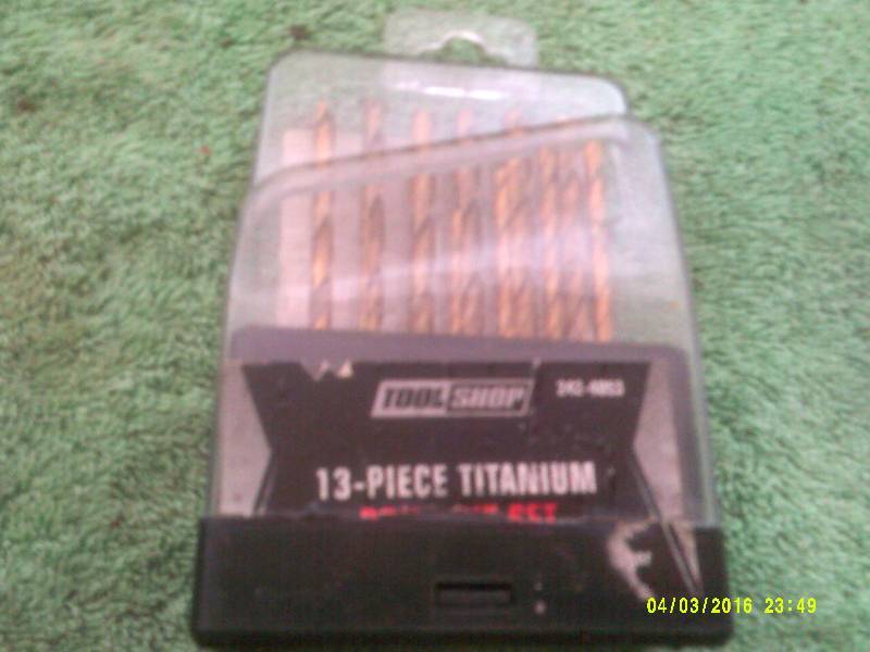 11 PC TITANIUM DRILL BIT SET