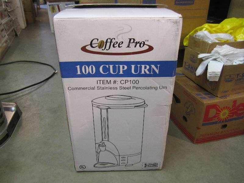 Coffee Pro 100 Cup Commercial Stain...