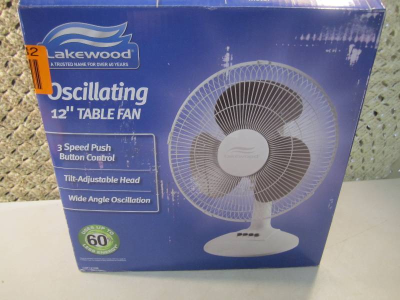 Lakewood Oscillating 12 Table Fan ...