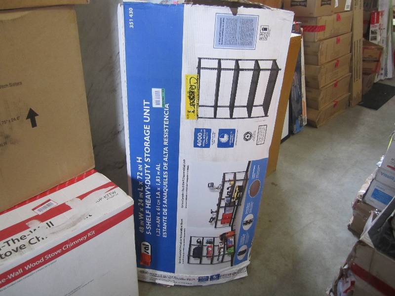 Edsal 48 W x 24 L x 72 H 5-Shelf...