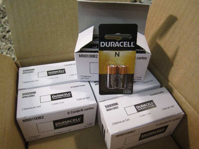Lot of 72 Duracell N Batteries 6 bo...