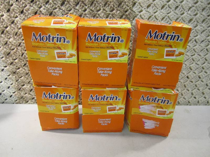6 Boxes of Motrin IB Ibuprofen Tabl...