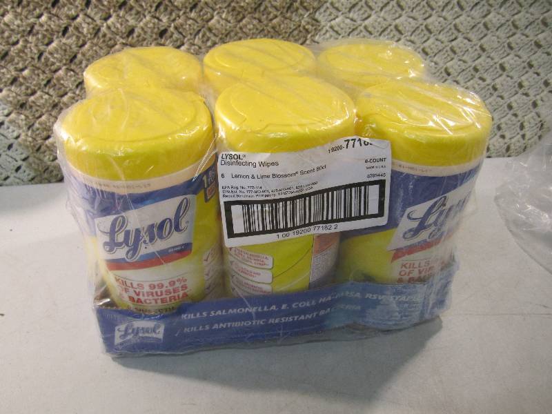 Pack of 6 Lysol Disinfecting Wipes ...