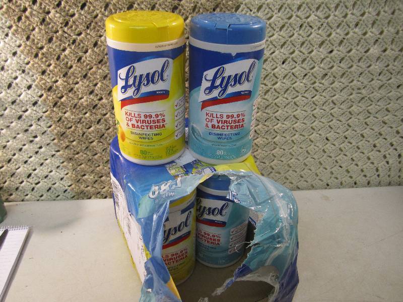Pack of 6 Lysol Disinfecting Wipes ...