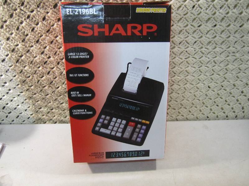 Sharp EL-2196BL Electronic Printing...