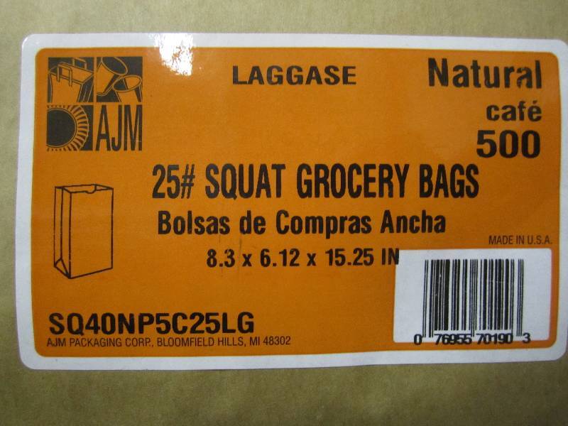 Bundle of 500 - 25# Squat Grocery B...