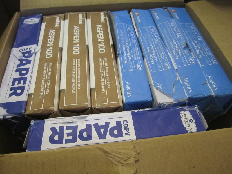 Box with 9 Reams 8.5 x 11 CopyPr...