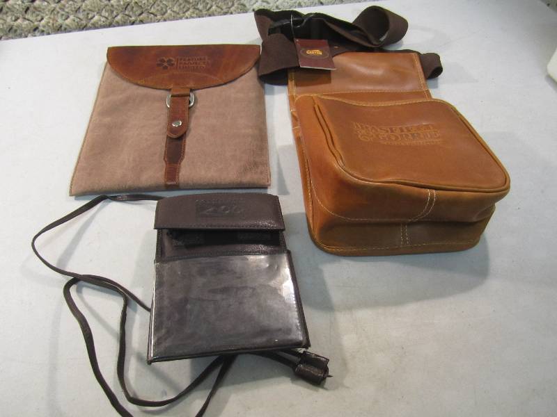 Lot of 3 Leather Carry Pouches See ...