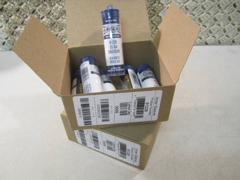 Lot of 12 Gunslick Brass Benchrest ...