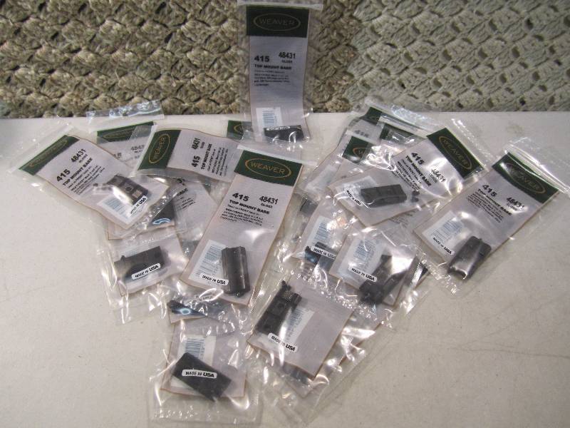 Lot of 20 Weaver Gun Scope Top Moun...