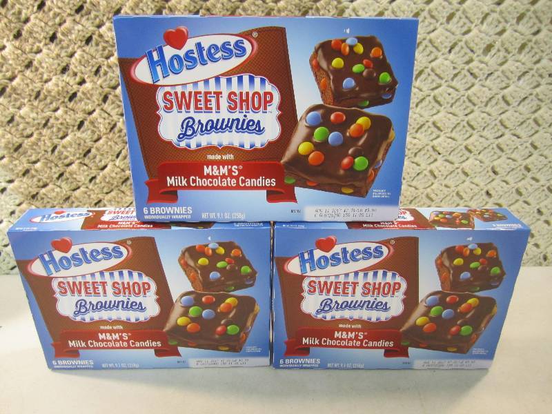 3 Boxes Hostess Sweet Shop Brownies...