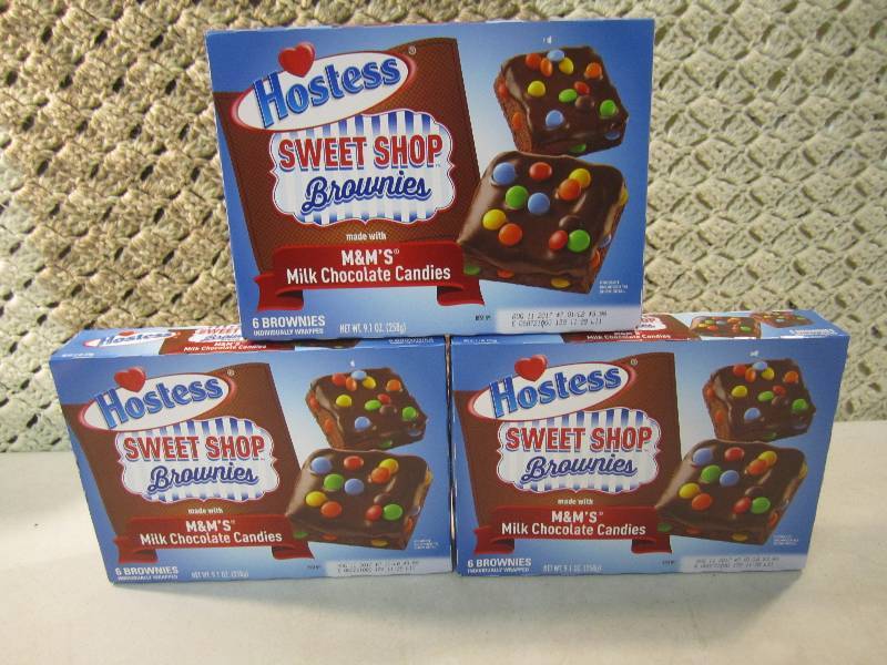 3 Boxes Hostess Sweet Shop Brownies...