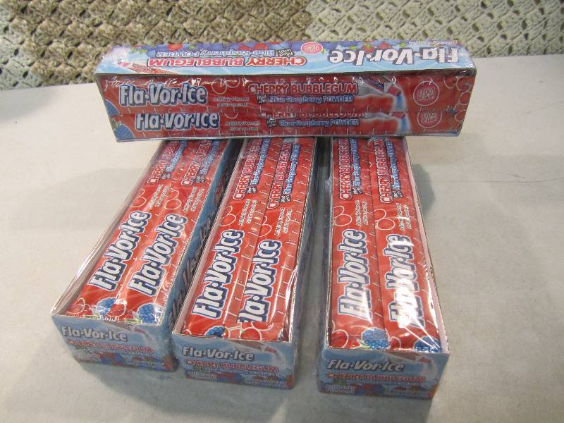 Lot of 4 Boxes Fla-Vor-Ice Cherry B...